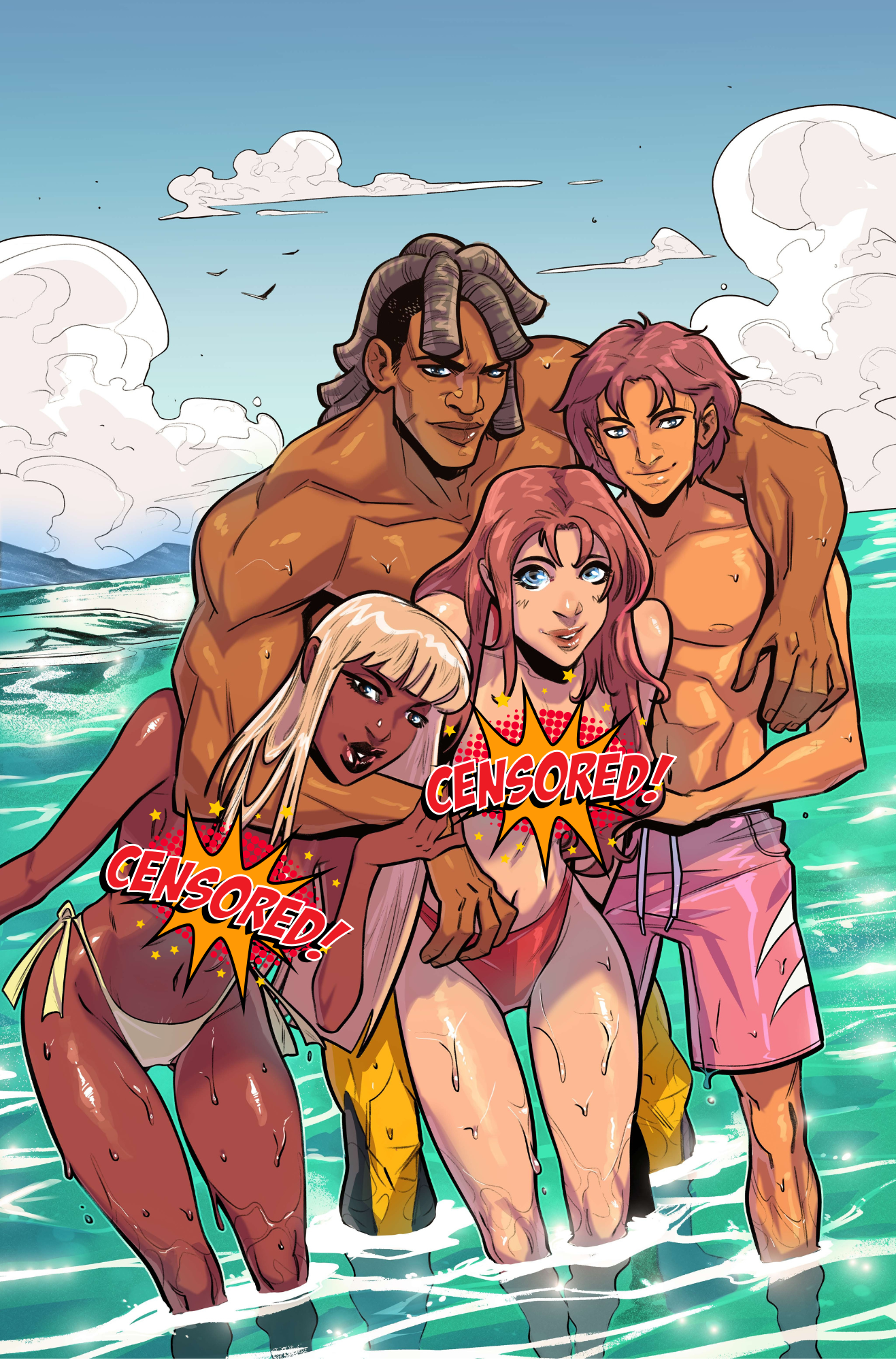 "Beach Day" FREE NIP - Island Watch Art Print