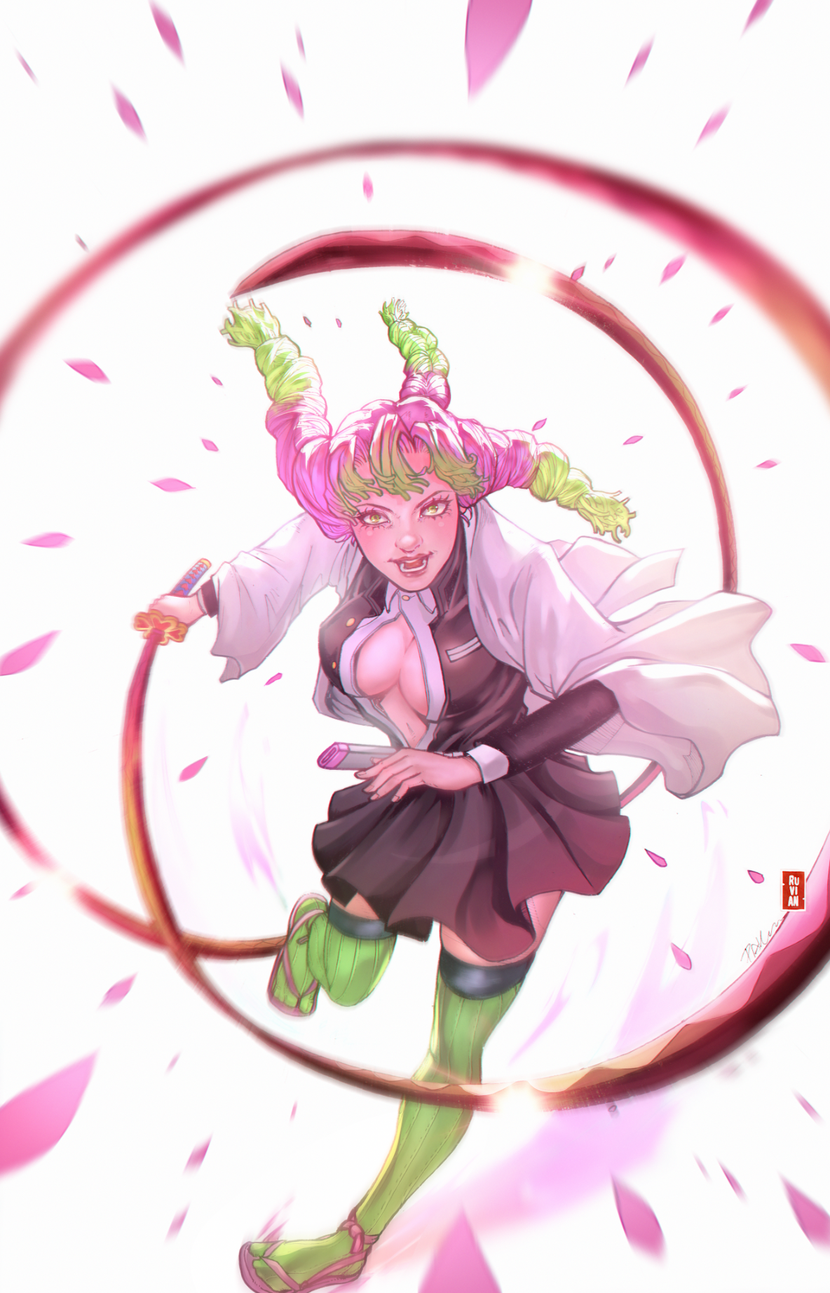 Demon Slayer - Mitsuri (Love Hashira) - FanArt Print