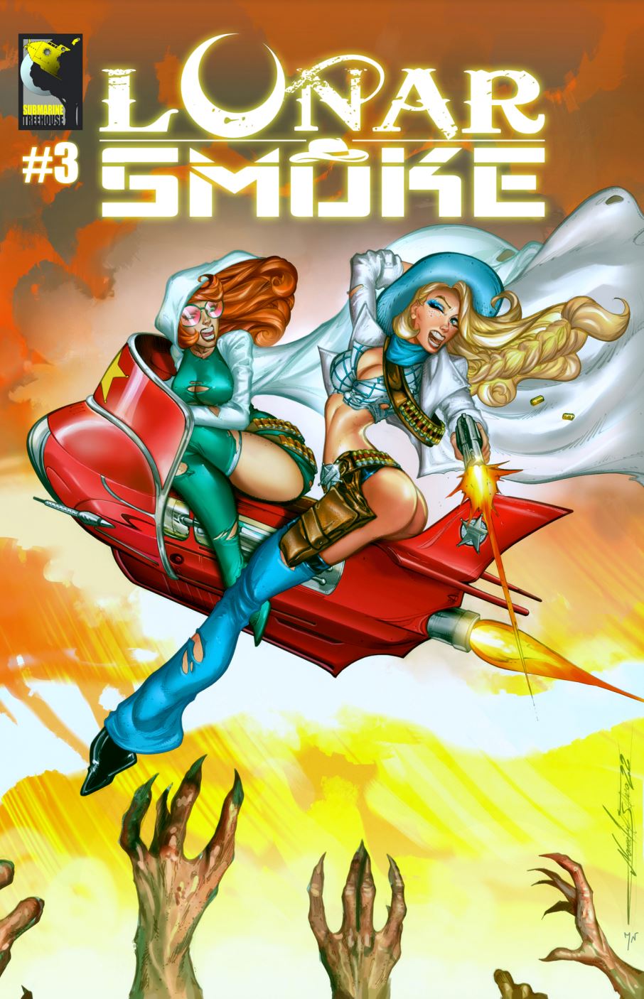 Lunar Smoke #3 Arman Nasim Digital